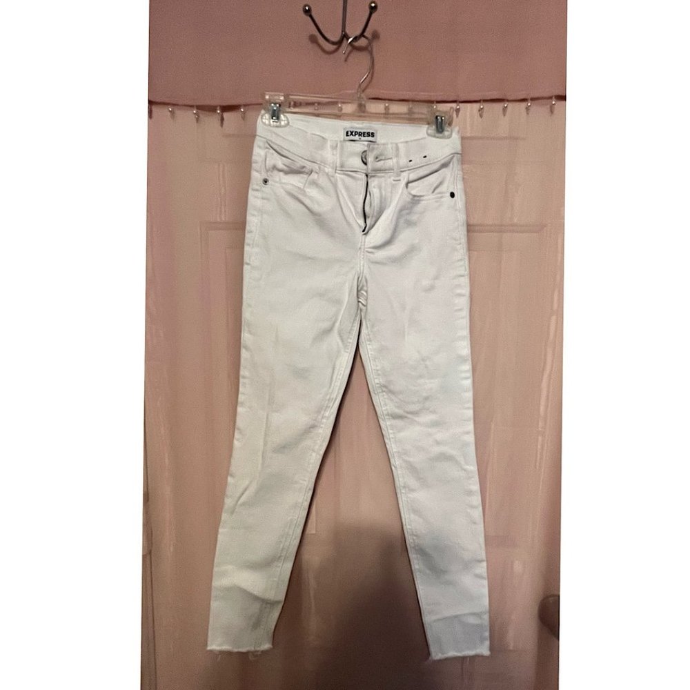 Express White Jeans/legging